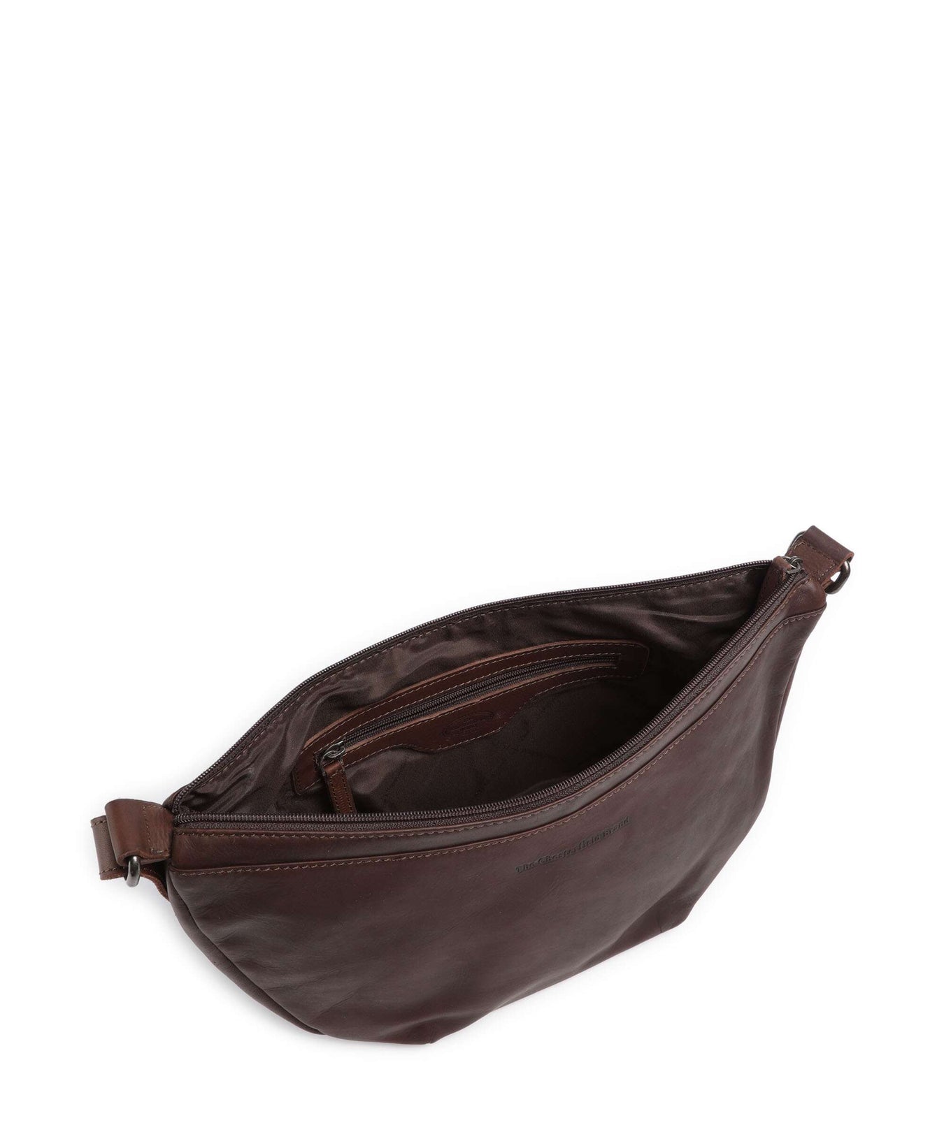 The Chesterfield Brand Cow Wax Pull Up Piemonte Crossbody bag brown