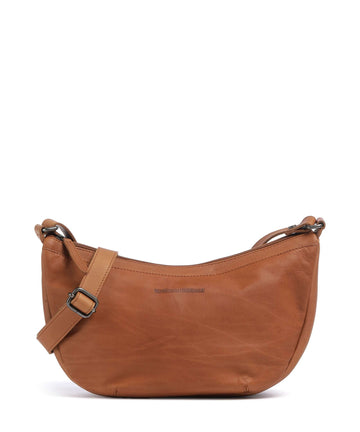 The Chesterfield Brand Cow Wax Pull Up Piemonte Sac bandoulière cognac
