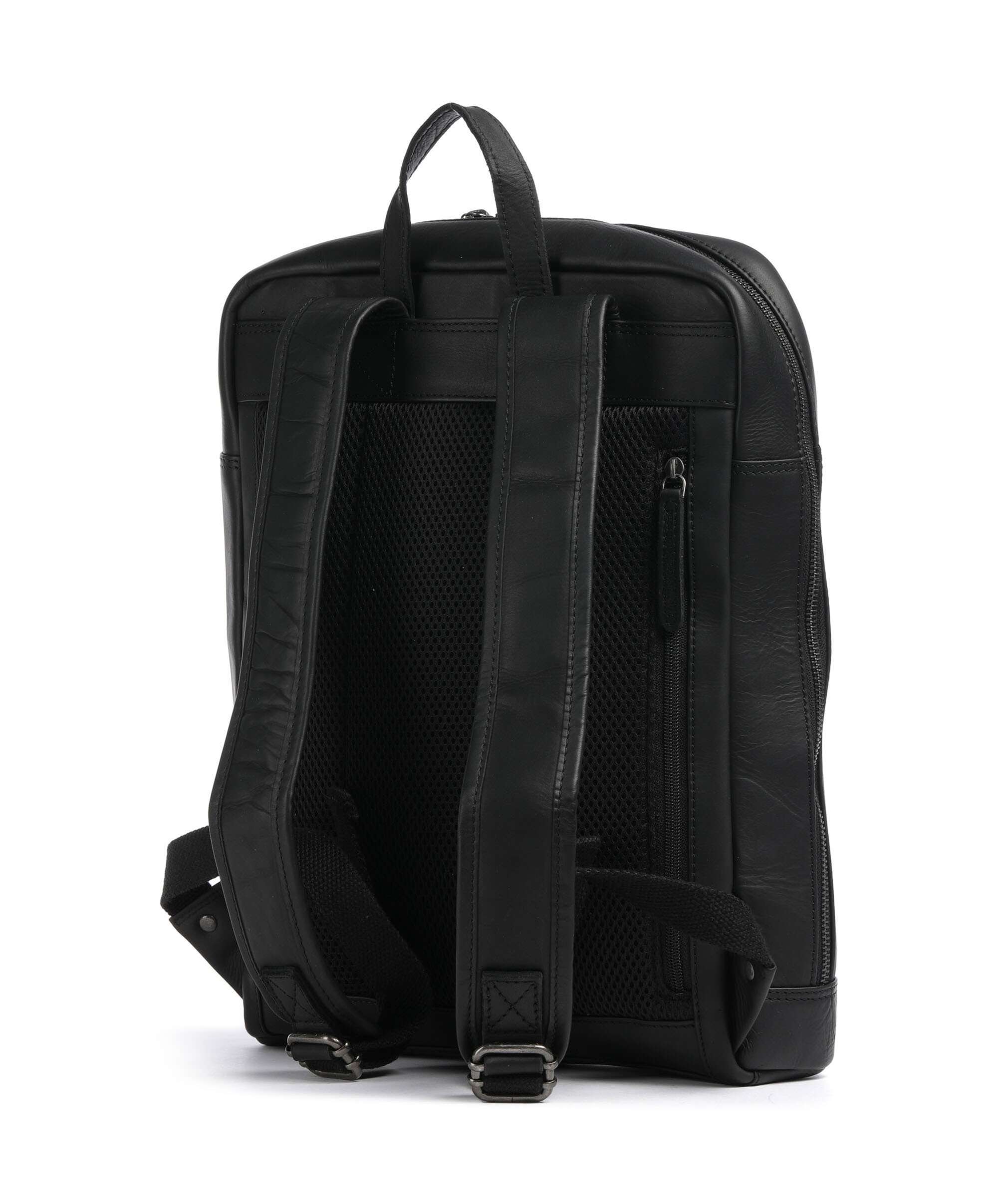 The Chesterfield Brand Cow Wax Pull Up Jasper Backpack black