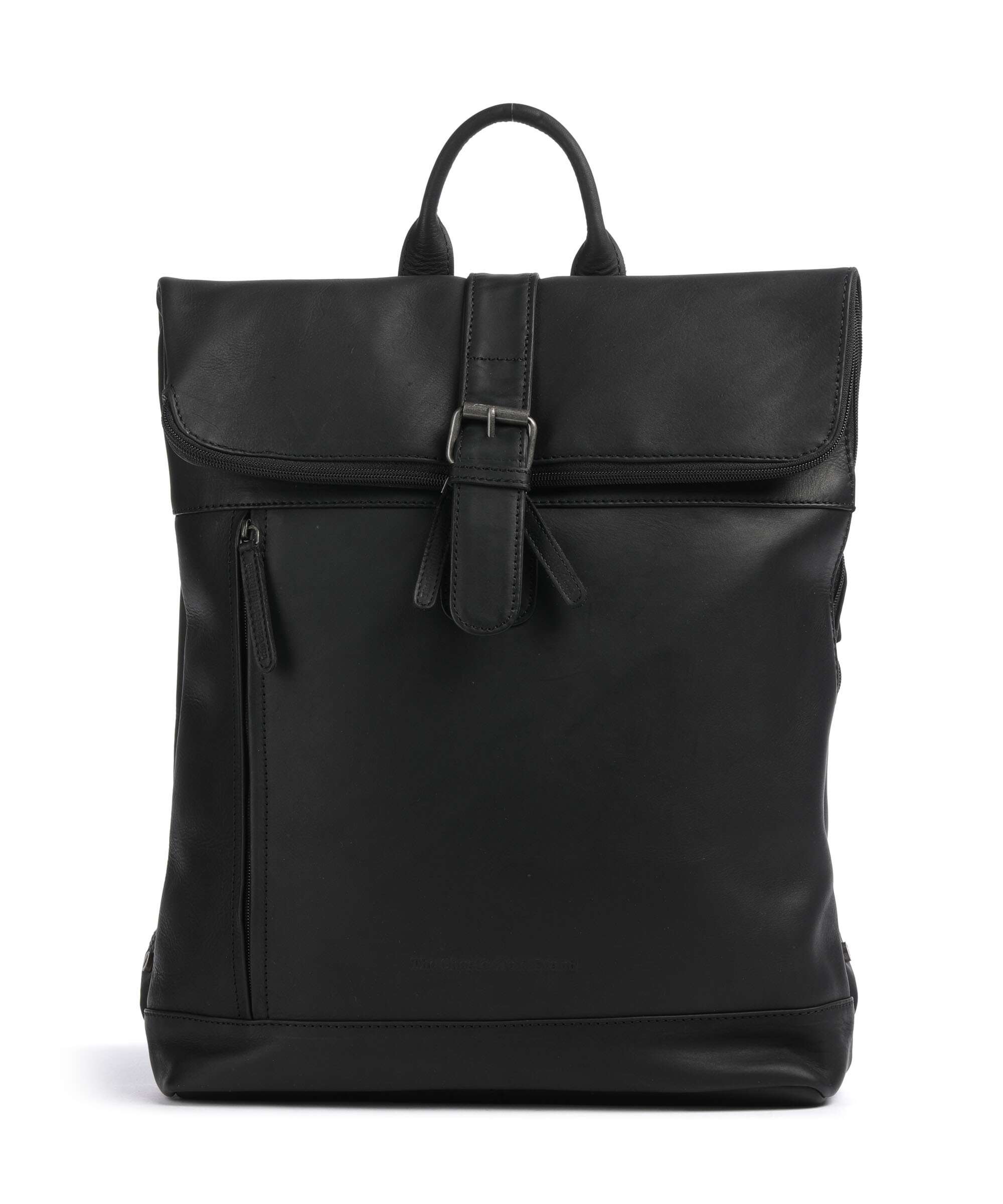 The Chesterfield Brand Cow Wax Pull Up Larsson Backpack black