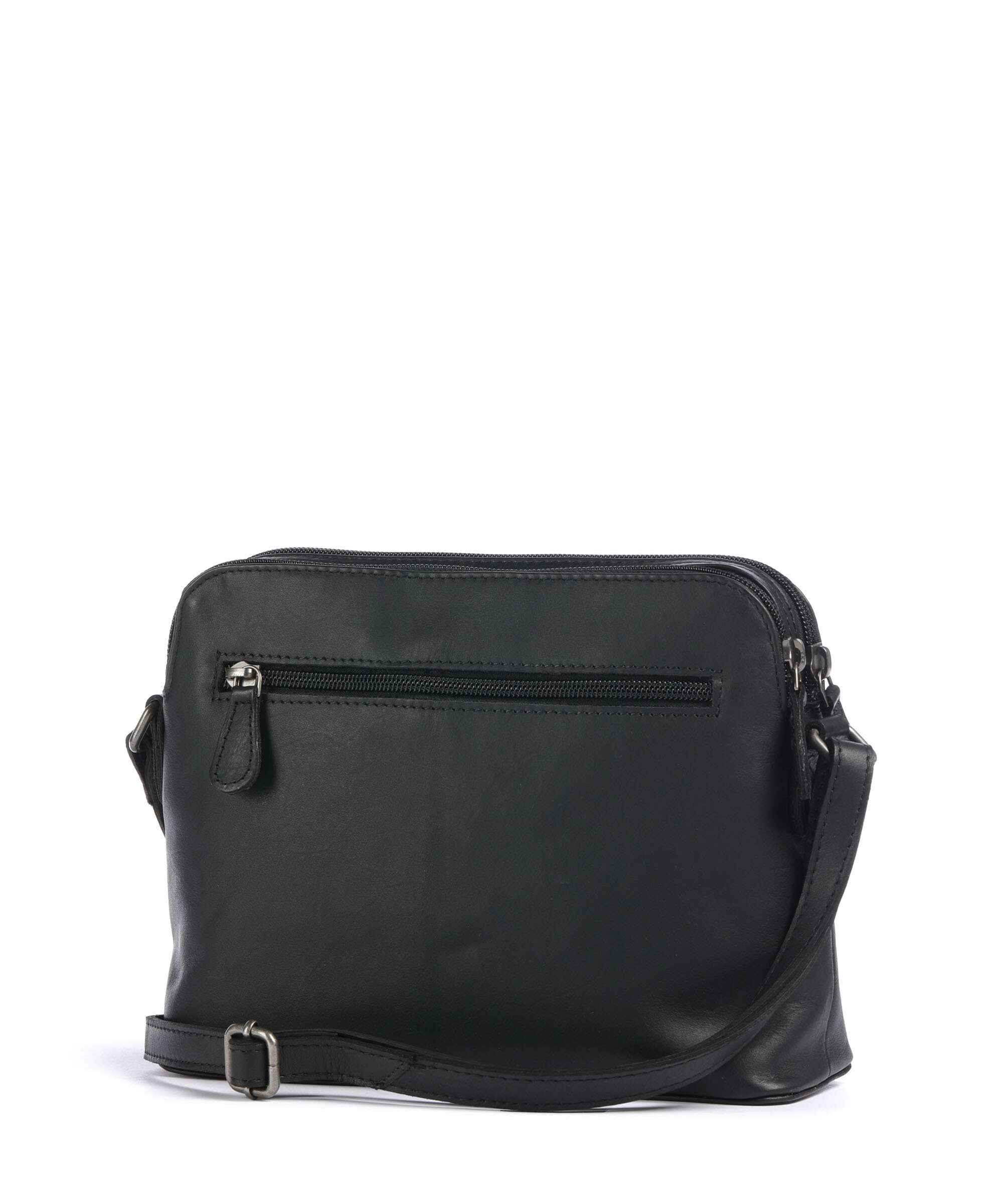 The Chesterfield Brand Wax Pull Up Cow Nebraska Crossbody bag black