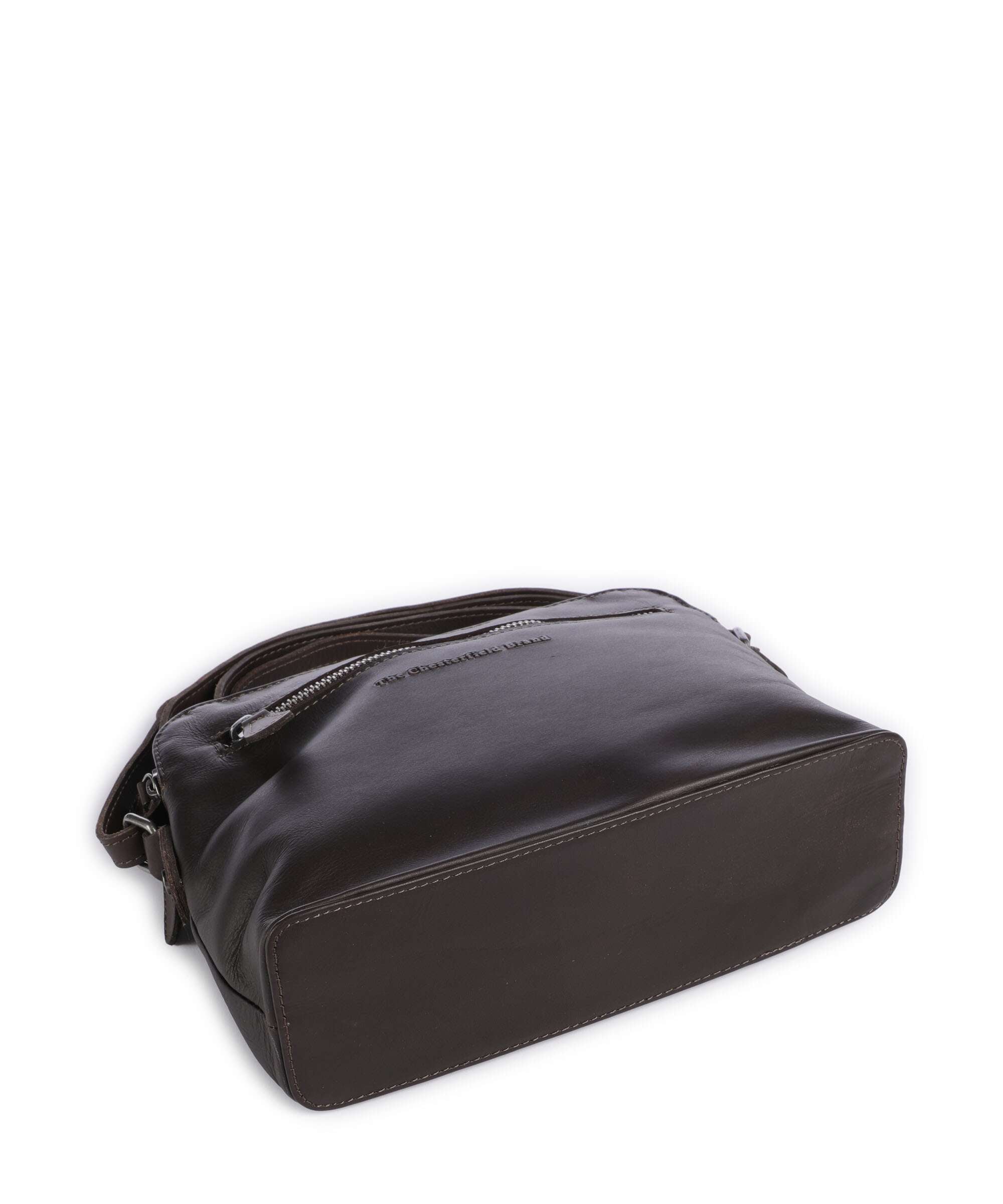 The Chesterfield Brand Wax Pull Up Cow Nebraska Crossbody bag brown