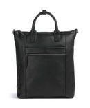 The Chesterfield Brand Cow Wax Pull Up Luisa Rucksack-Tasche black