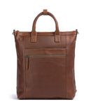 The Chesterfield Brand Cow Wax Pull Up Luisa Rucksack-Tasche cognac