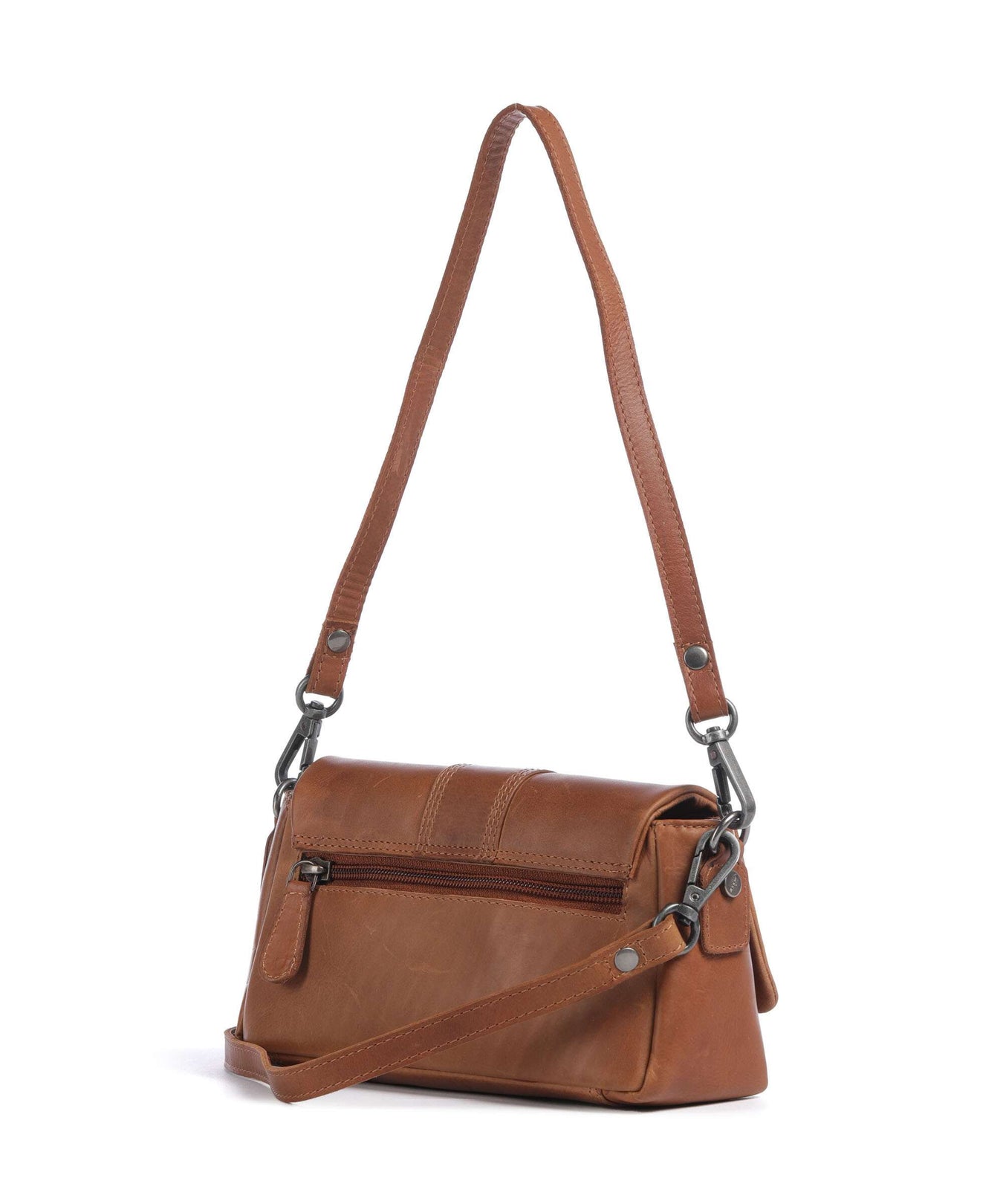 The Chesterfield Brand Wax Pull Up Cow Clifden Shoulder bag cognac
