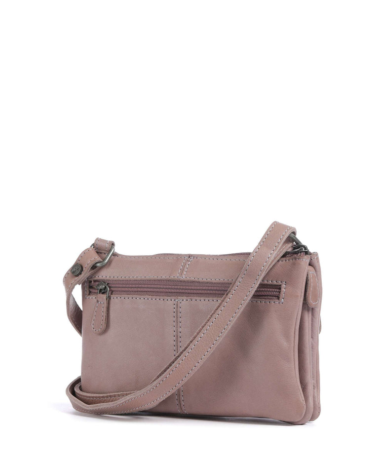 The Chesterfield Brand Washed Waxed Cow Osaka Crossbody bag lavender lila