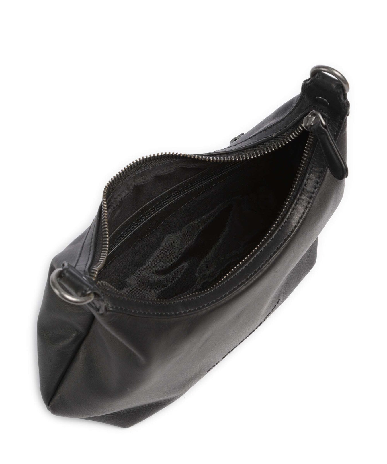 The Chesterfield Brand Wax Pull Up Cow Nancy Shoulder bag black