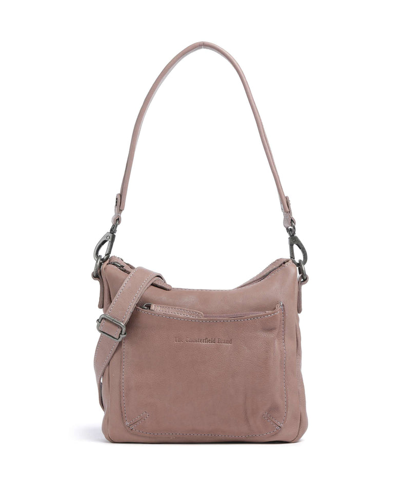 The Chesterfield Brand Washed Waxed Cow Caroline Crossbody bag lavender lilac
