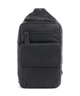The Chesterfield Brand Wax Pull Up Cow Turelle Slingbag black
