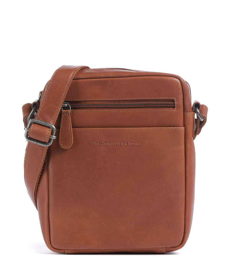 The Chesterfield Brand Wax Pull Up Cow Laveno Crossbody bag cognac
