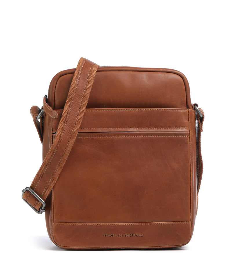 The Chesterfield Brand Wax Pull Up Cow Anzora Crossbody bag cognac