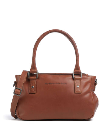 The Chesterfield Brand Wax Pull Up Cow Fenja Handtasche cognac