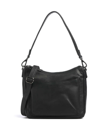 The Chesterfield Brand Wax Pull Up Cow Tivra Sac porté épaule black
