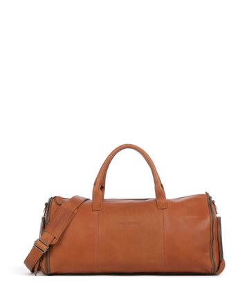The Chesterfield Brand Wax Pull Up Cow Finlay Weekend bag cognac