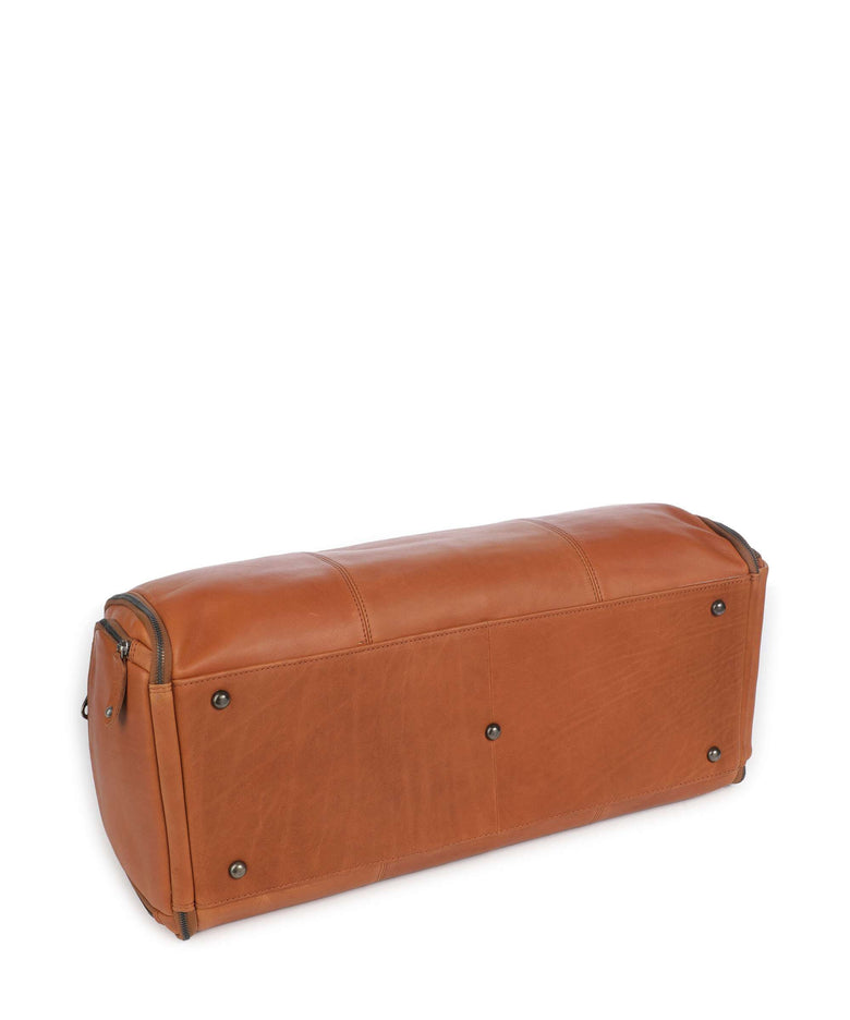 The Chesterfield Brand Wax Pull Up Cow Finlay Weekend bag cognac