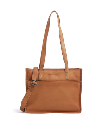The Chesterfield Brand Wax Pull Up Cow Estella Cabas cognac