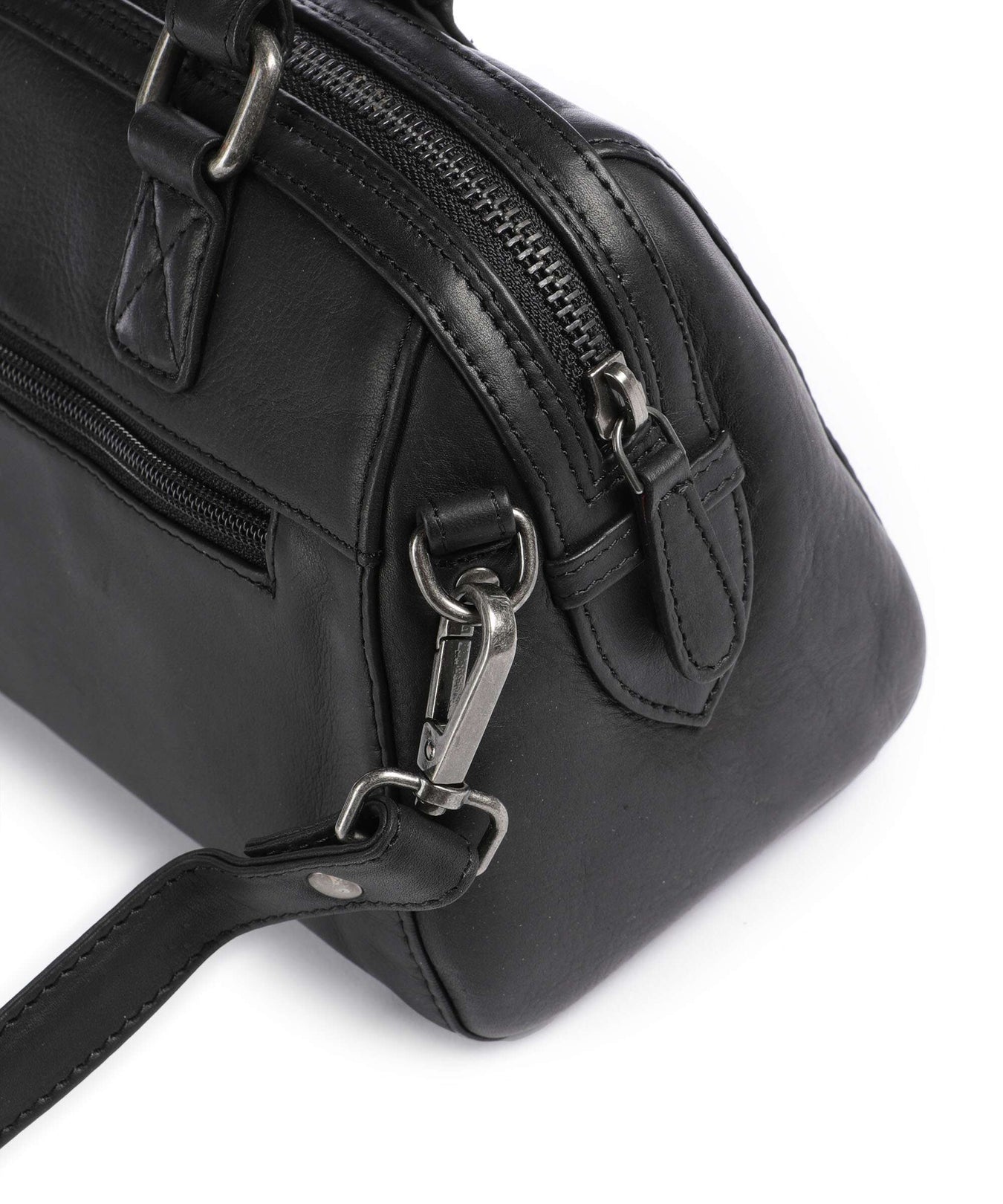 The Chesterfield Brand Wax Pull Up Cow Dalford Handbag black