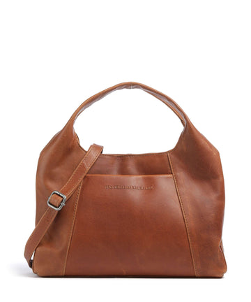 The Chesterfield Brand Wax Pull Up Cow Salina Sac à main cognac