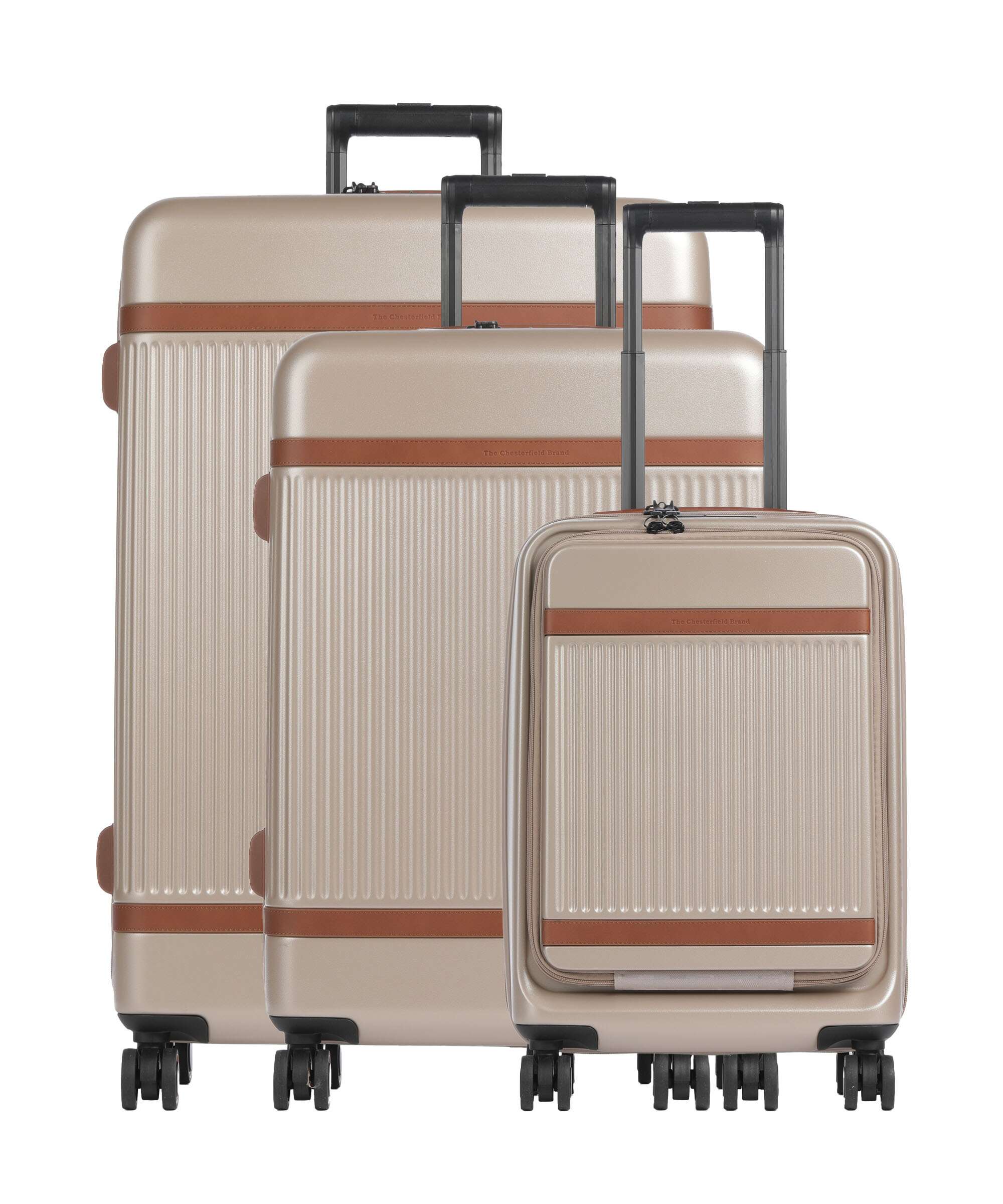 The Chesterfield Brand Zuna Suitcase set (4 wheels) champagne