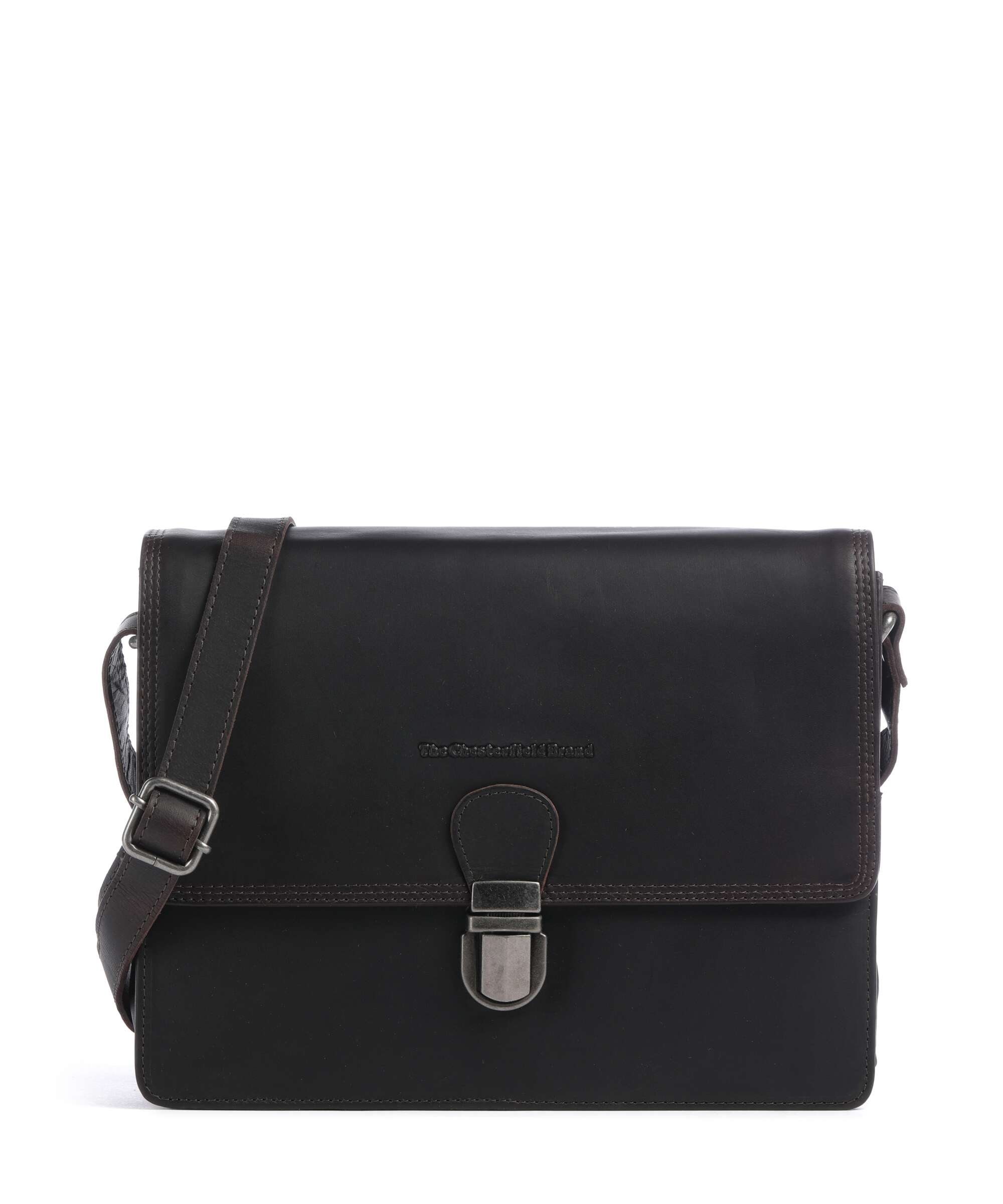 The Chesterfield Brand Wax Pull Up Cow Lunor Shoulder bag brown