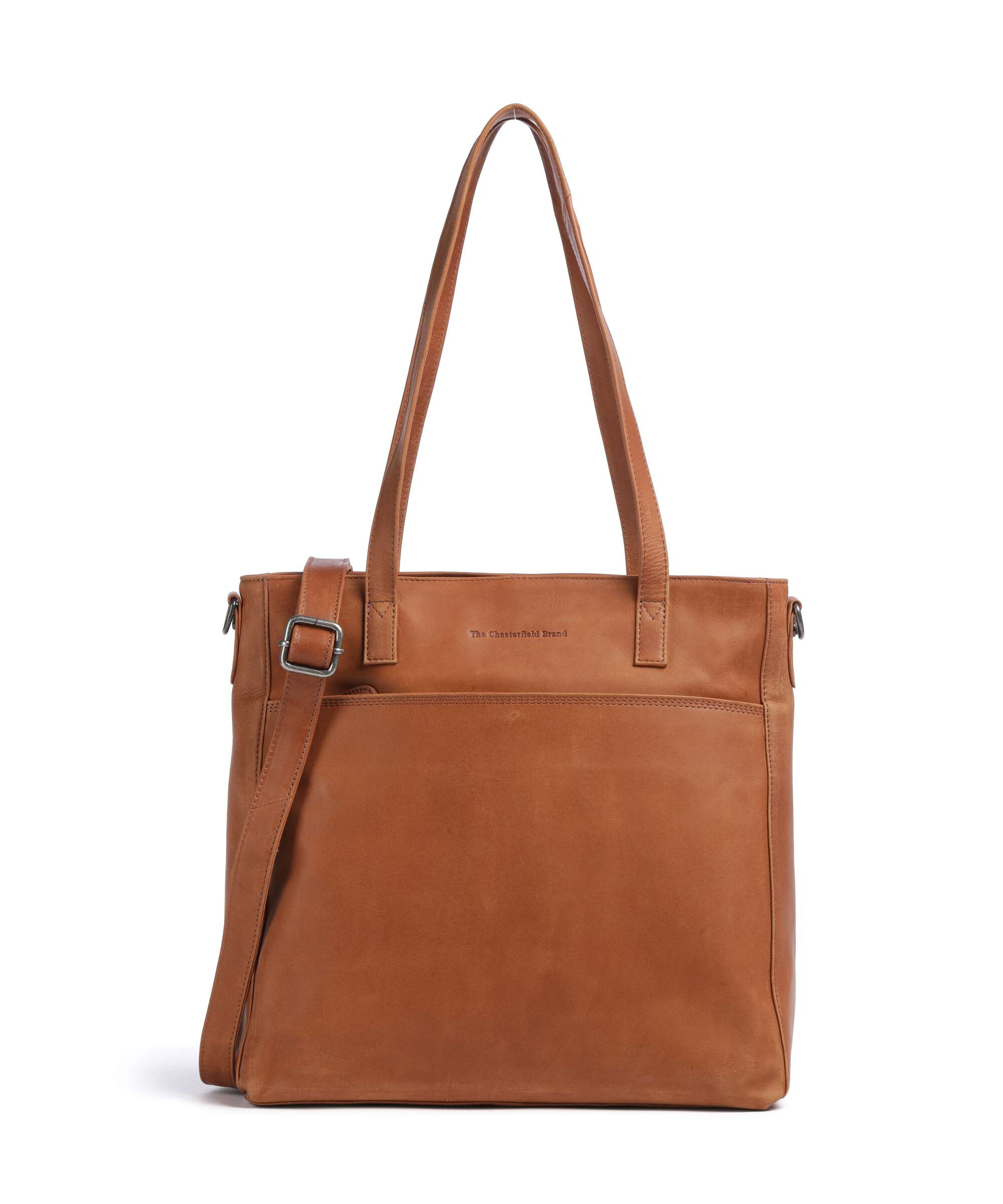 The Chesterfield Brand Wax Pull Up Cow Mosel Tote bag cognac
