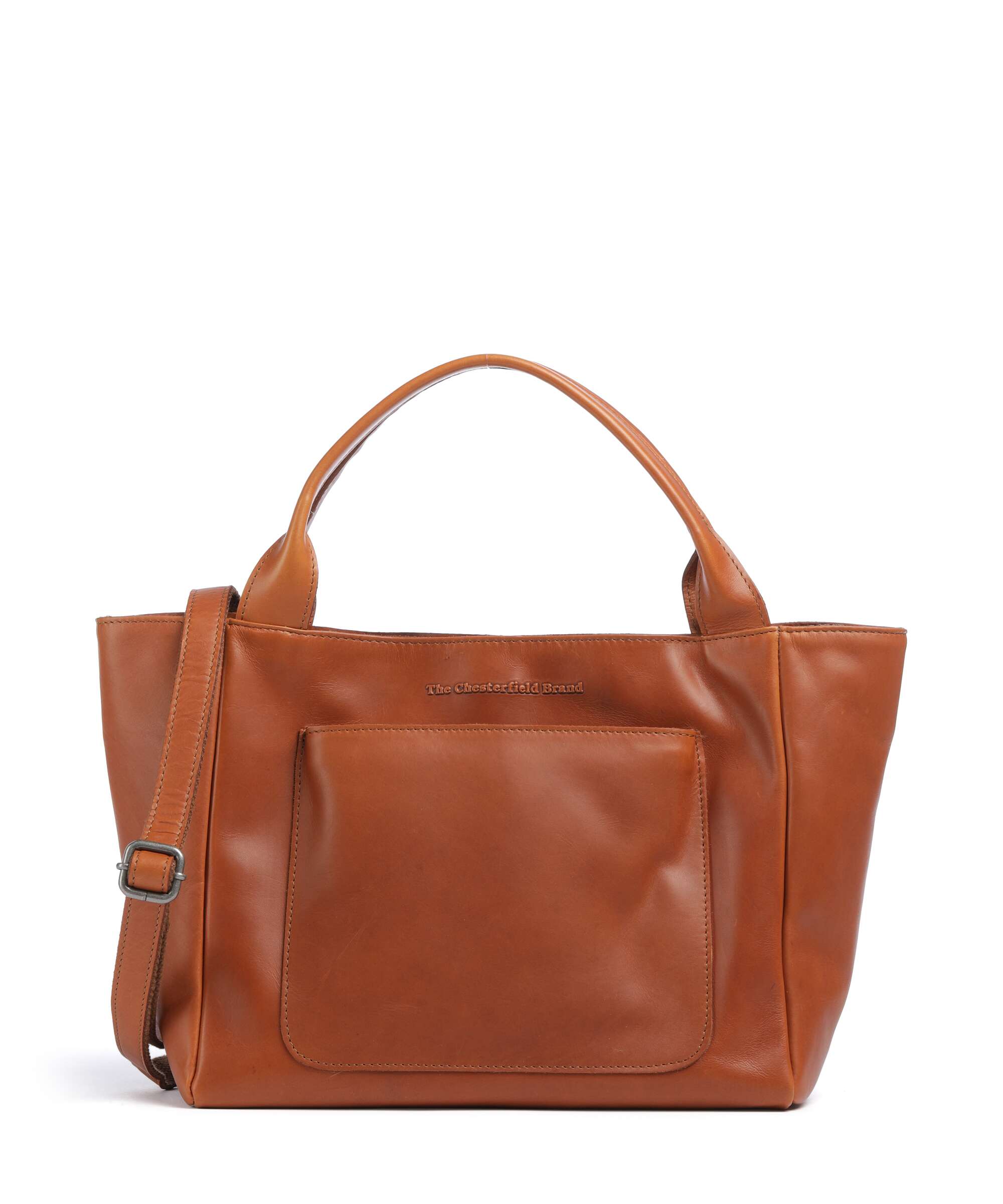 The Chesterfield Brand Wax Pull Up Cow Tenara Shoulder bag cognac