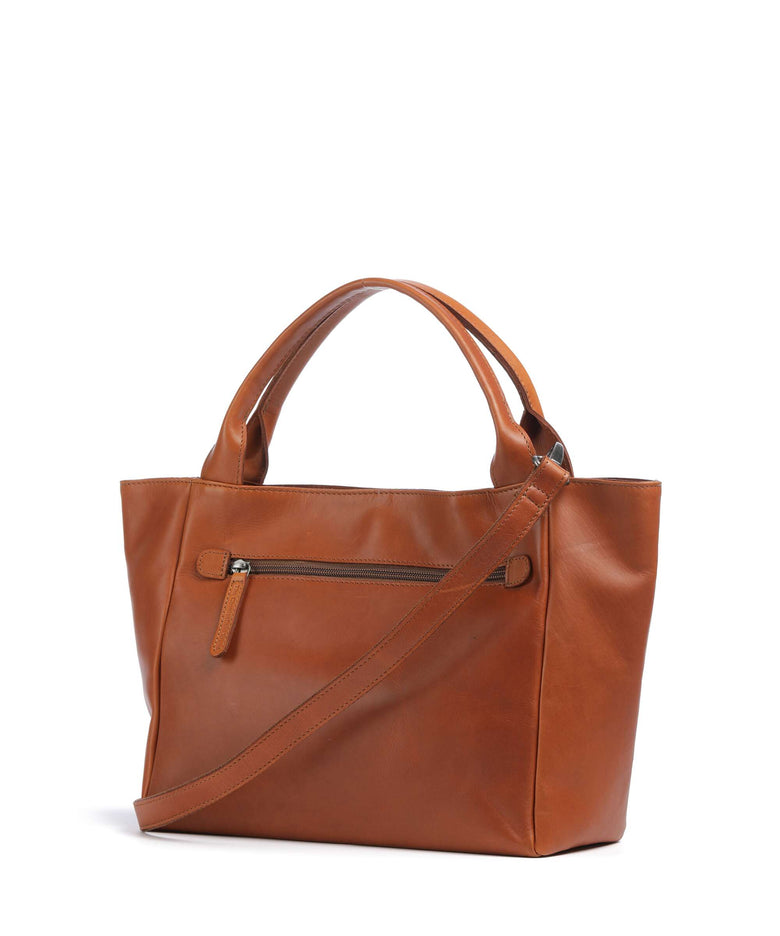 The Chesterfield Brand Wax Pull Up Cow Tenara Shoulder bag cognac