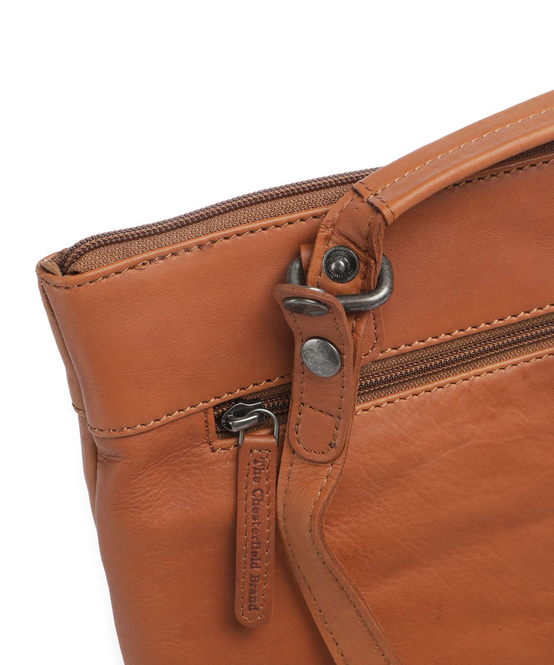 The Chesterfield Brand Wax Pull Up Cow Caldero Backpack bag cognac