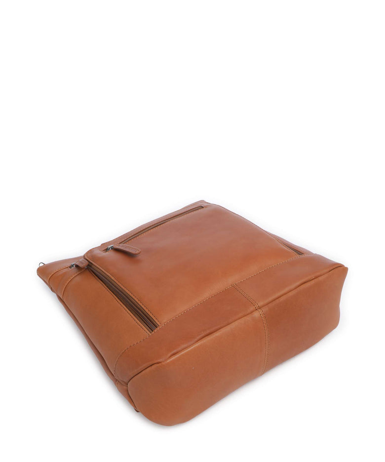 The Chesterfield Brand Wax Pull Up Cow Caldero Backpack bag cognac