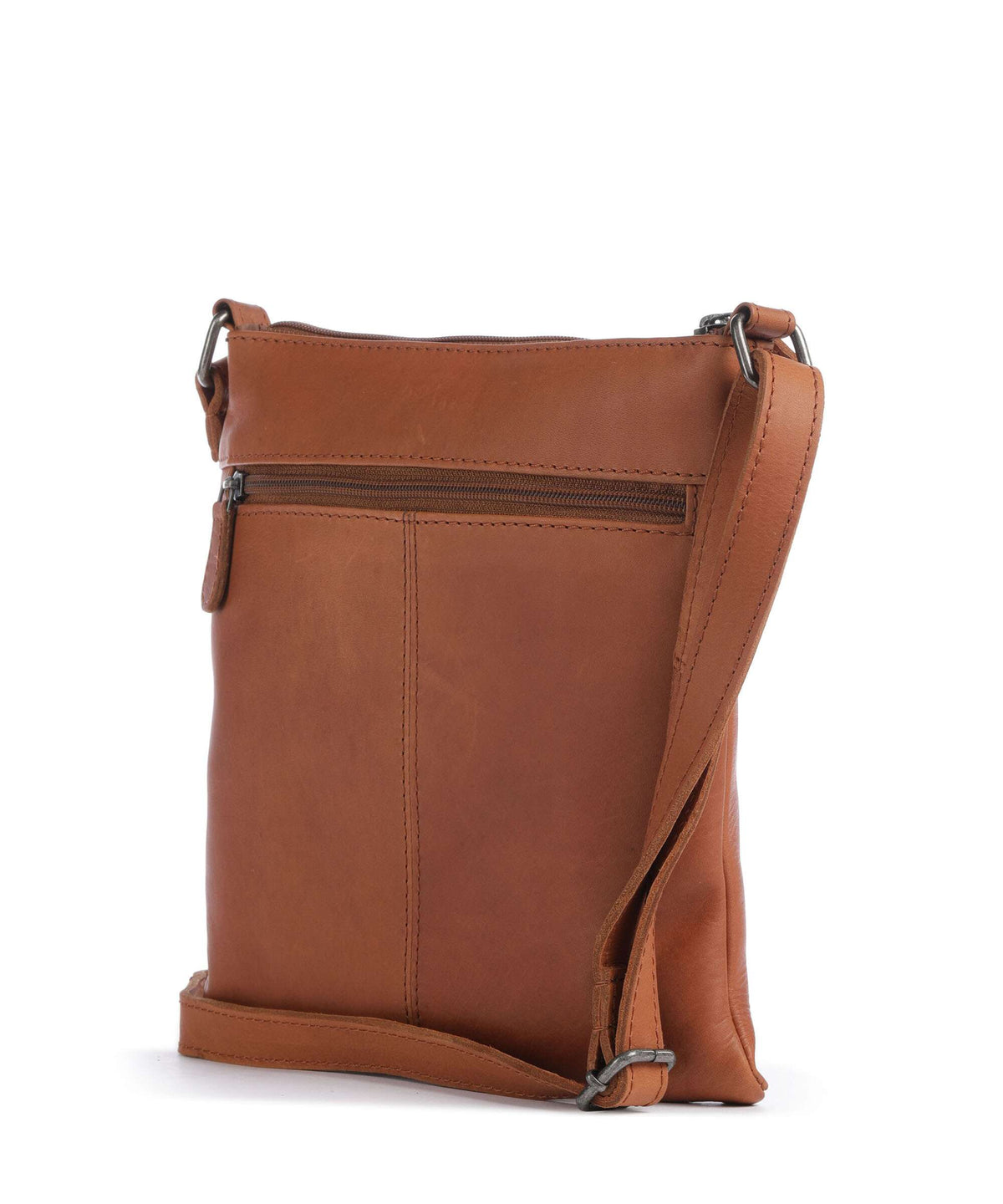 The Chesterfield Brand Wax Pull Up Cow Trenton Crossbody bag cognac