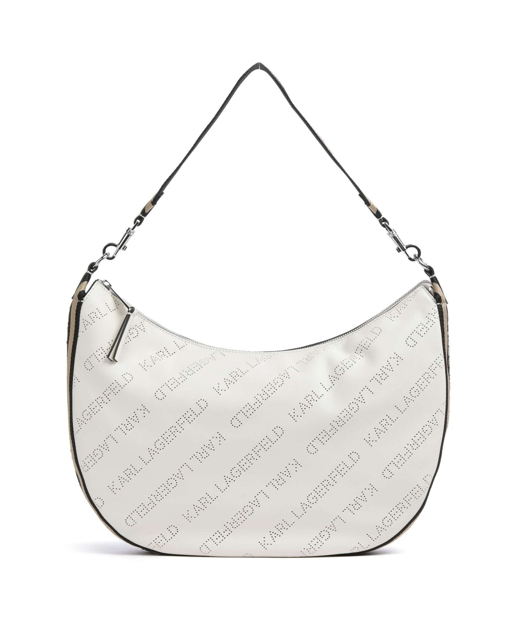 Karl Lagerfeld K/Moon Medium Hobo bag offwhite