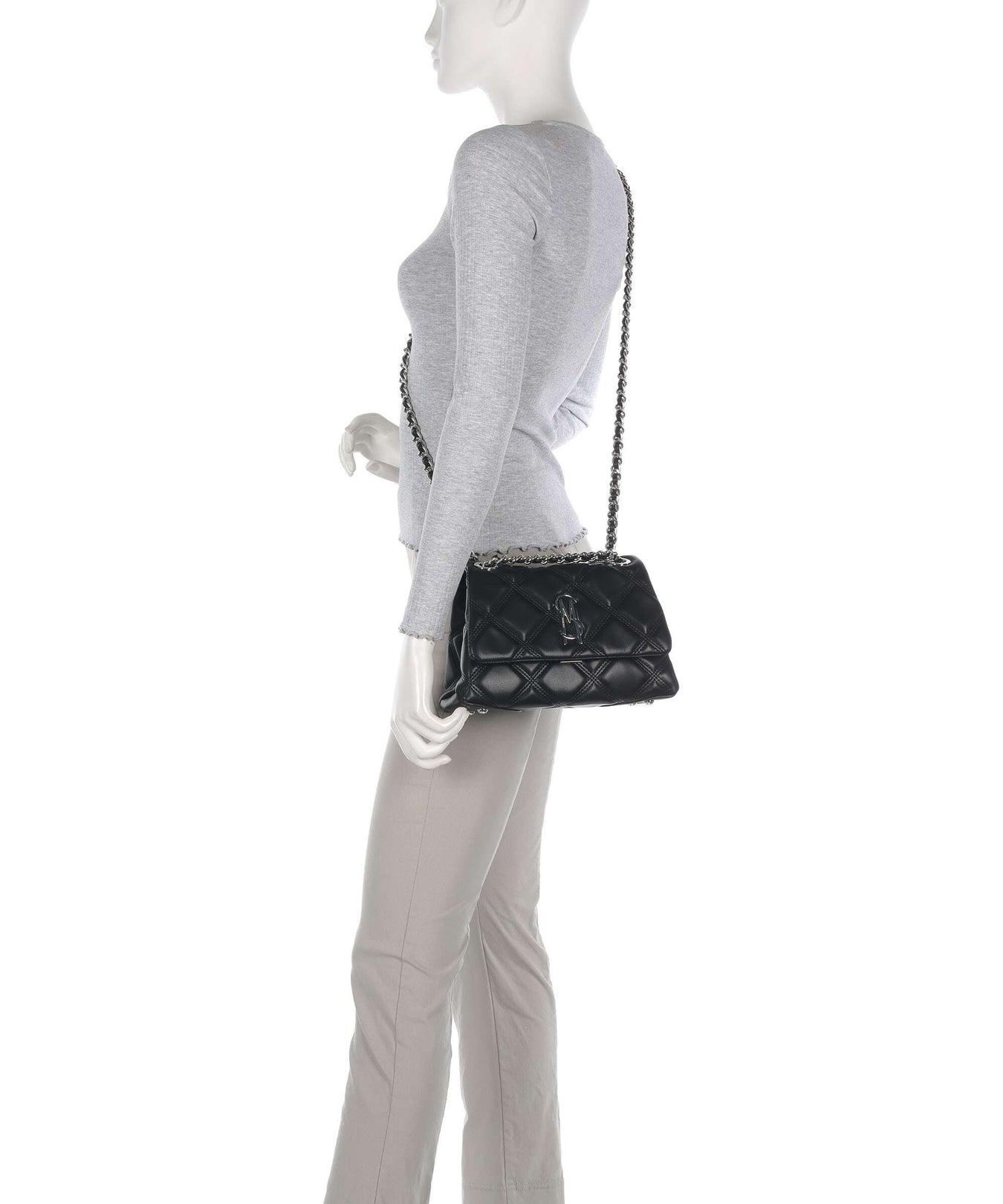 Steve Madden BVOLTURI Shoulder bag black/silver