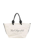 Karl Lagerfeld Hotel Karl Tote bag natural