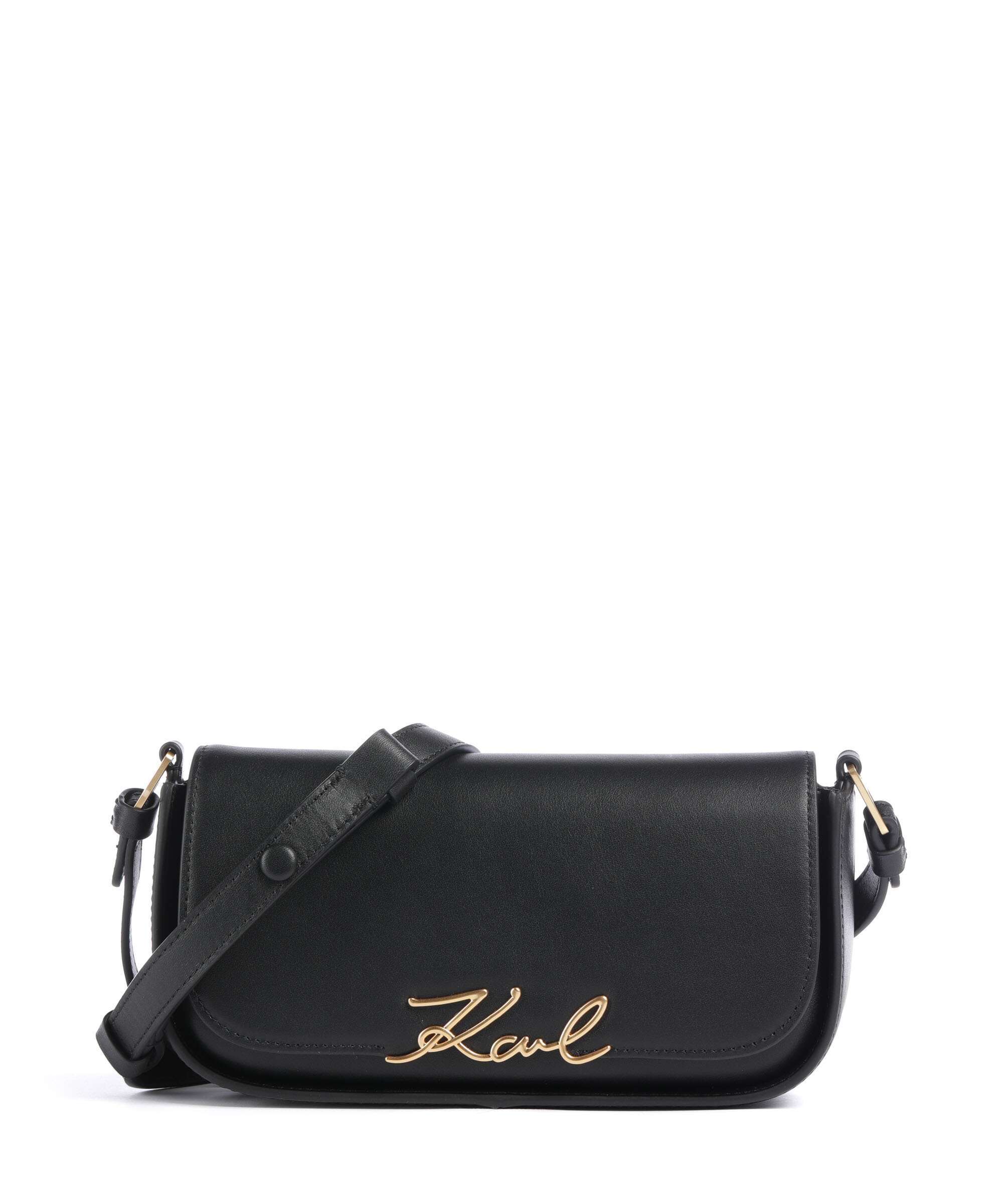 Karl Lagerfeld K/Signature Shoulder bag black/vibration gold