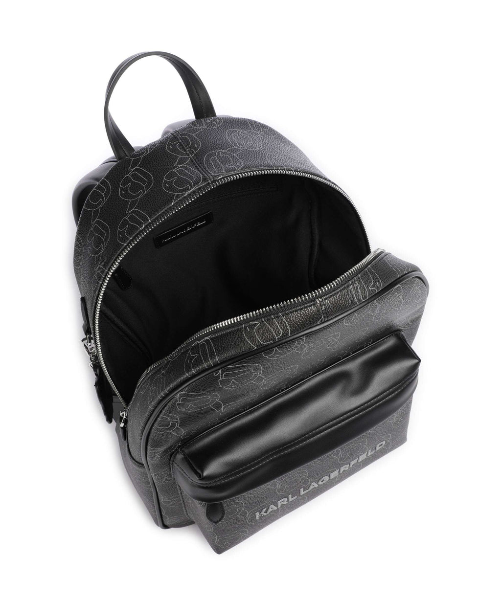 Karl Lagerfeld Ikon Mono Backpack black