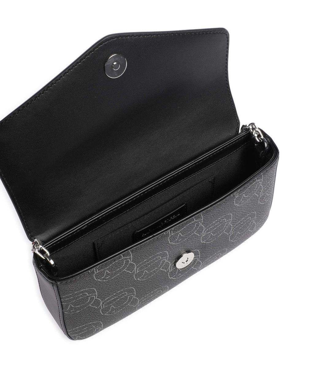 Karl Lagerfeld Ikon Mono Crossbody bag black