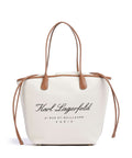 Karl Lagerfeld Hotel Karl Medium Tote bag natural canvas/tan