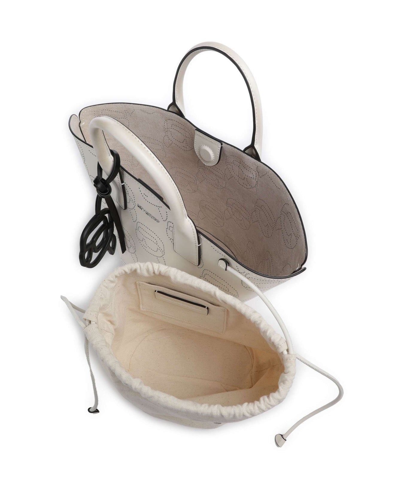 Karl Lagerfeld K/Ikonik Handbag offwhite