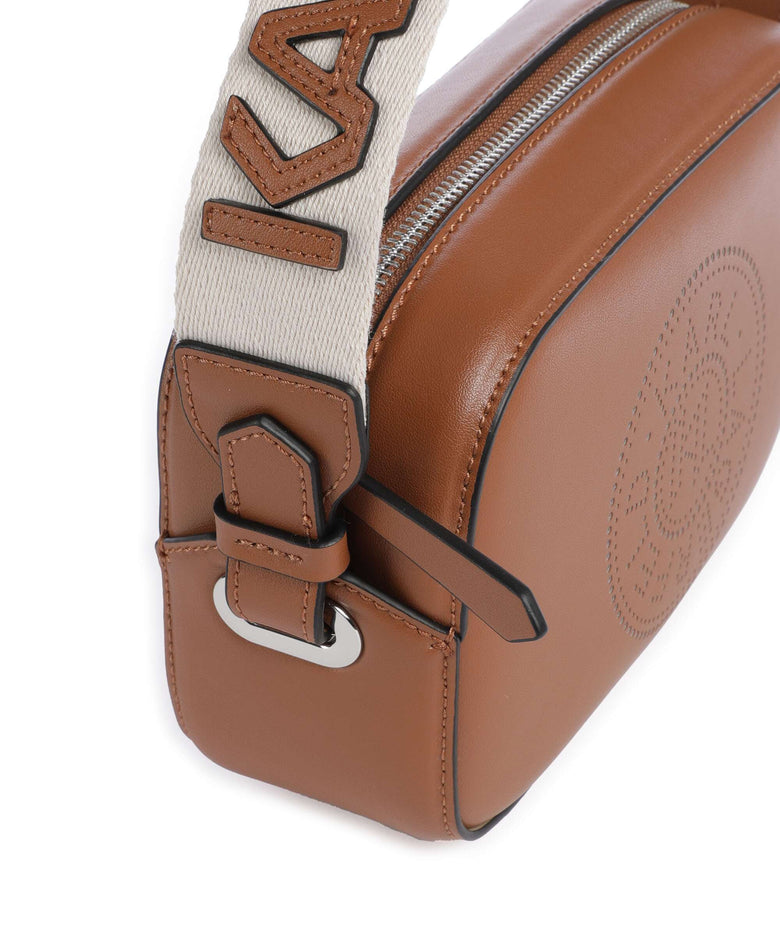 Karl Lagerfeld K/Circle Crossbody bag dark tan