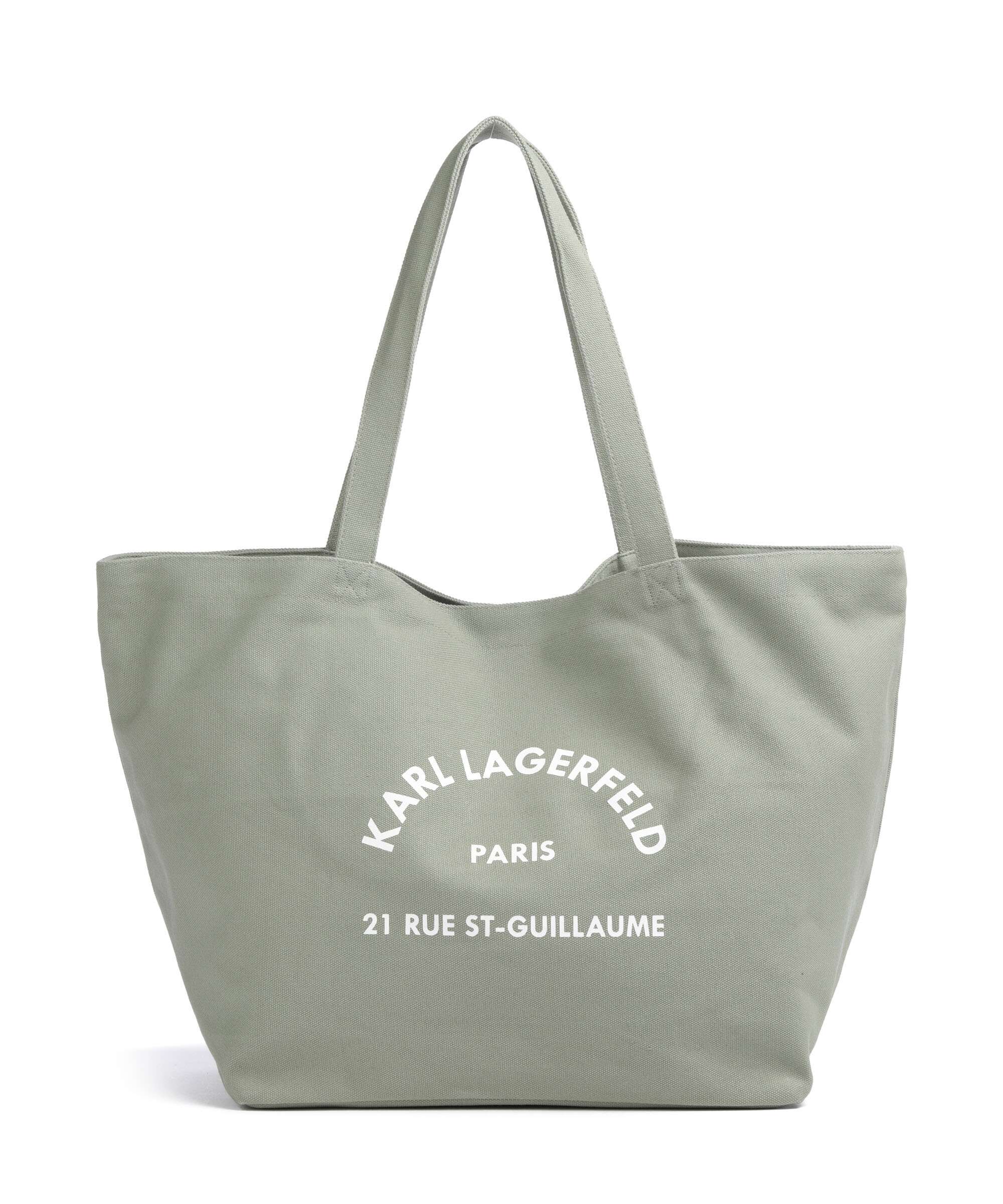 Karl Lagerfeld K/Rue St Guillaume Tote bag oil green