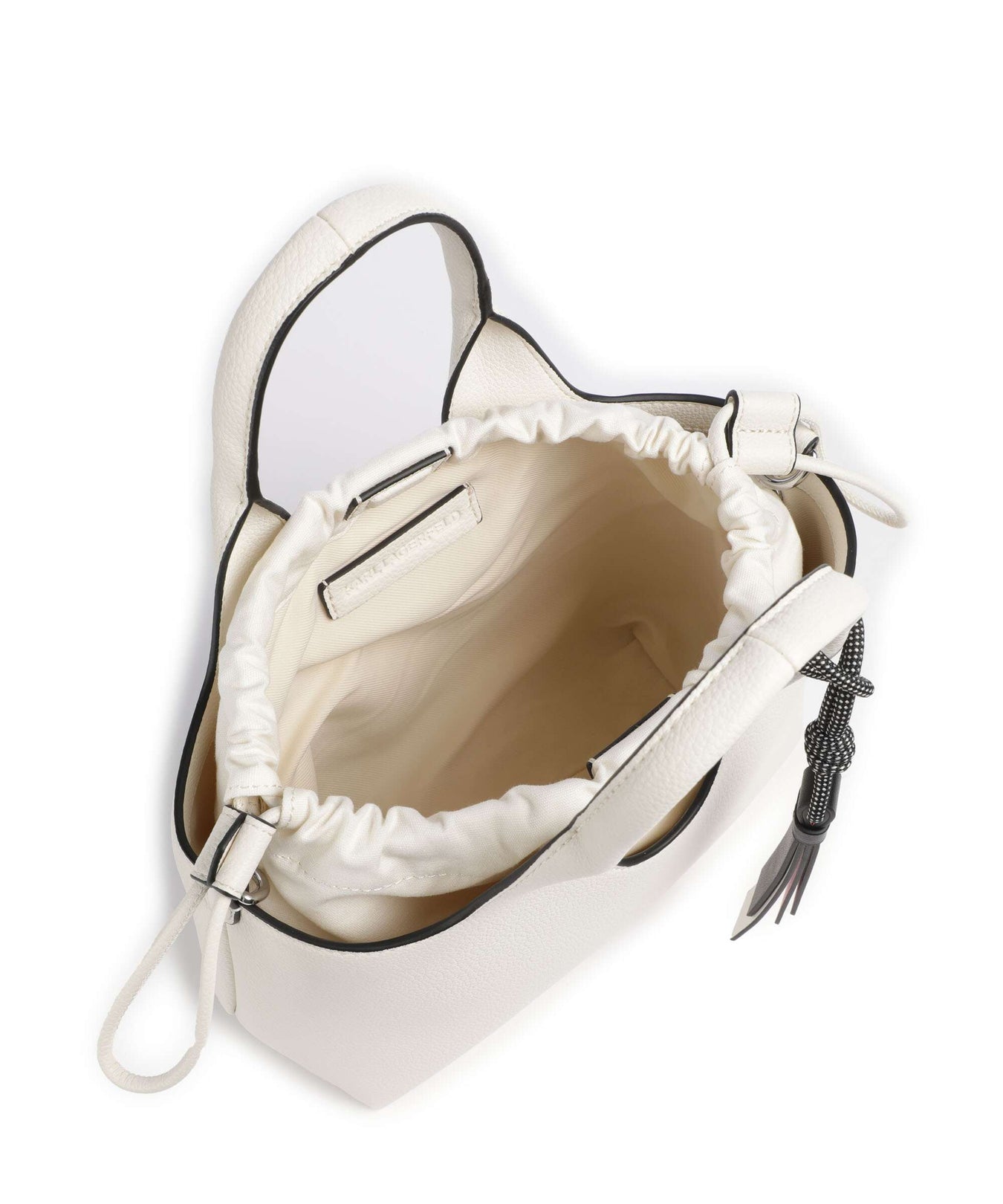 Karl Lagerfeld K/Ikon Small Handbag offwhite