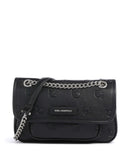 Karl Lagerfeld K/Ikon Monogram Sac porté épaule tonal black