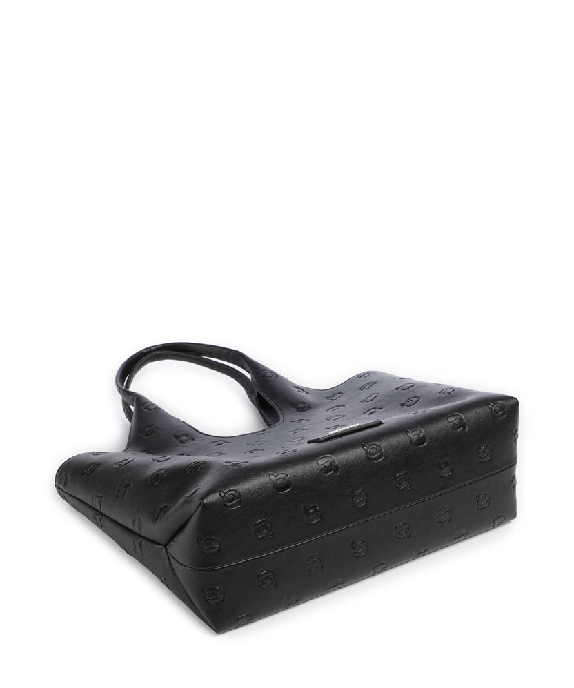 Karl Lagerfeld K/Ikon Monogram Medium Tote bag tonal black