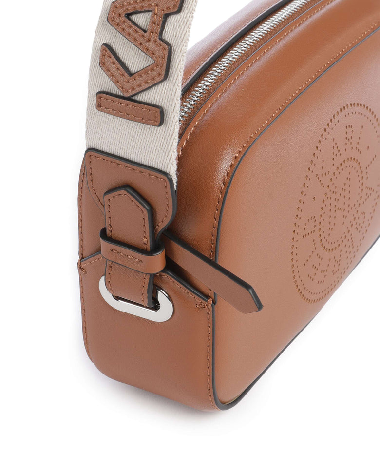 Karl Lagerfeld K/Circle Crossbody bag dark tan