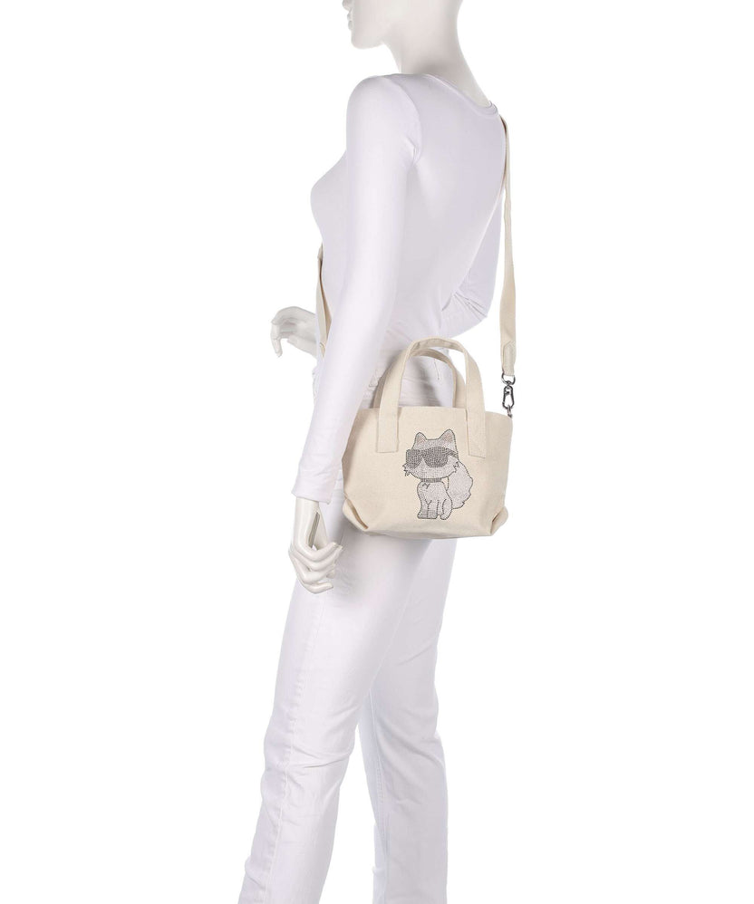 Karl Lagerfeld Ikon Choupette Small Handbag natural