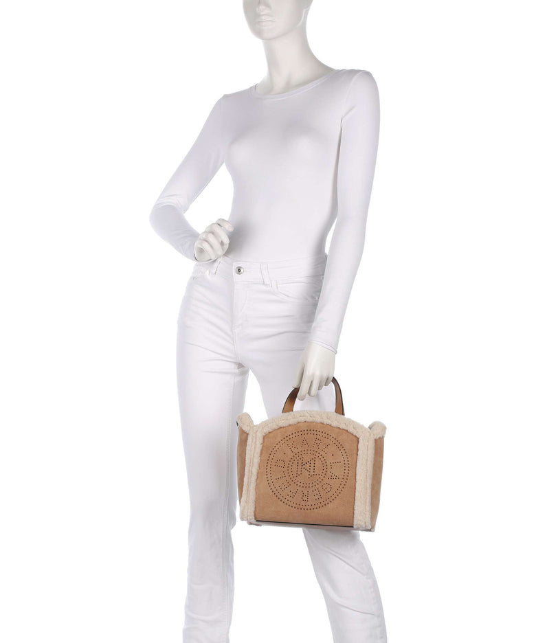 Karl Lagerfeld K/Circle Small Handbag caramel