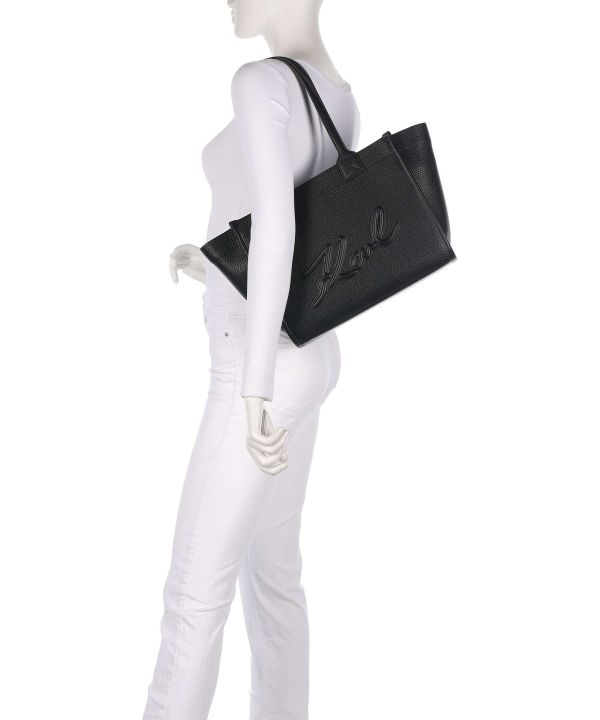 Karl Lagerfeld K/Skuare Medium Tote bag black/nickel