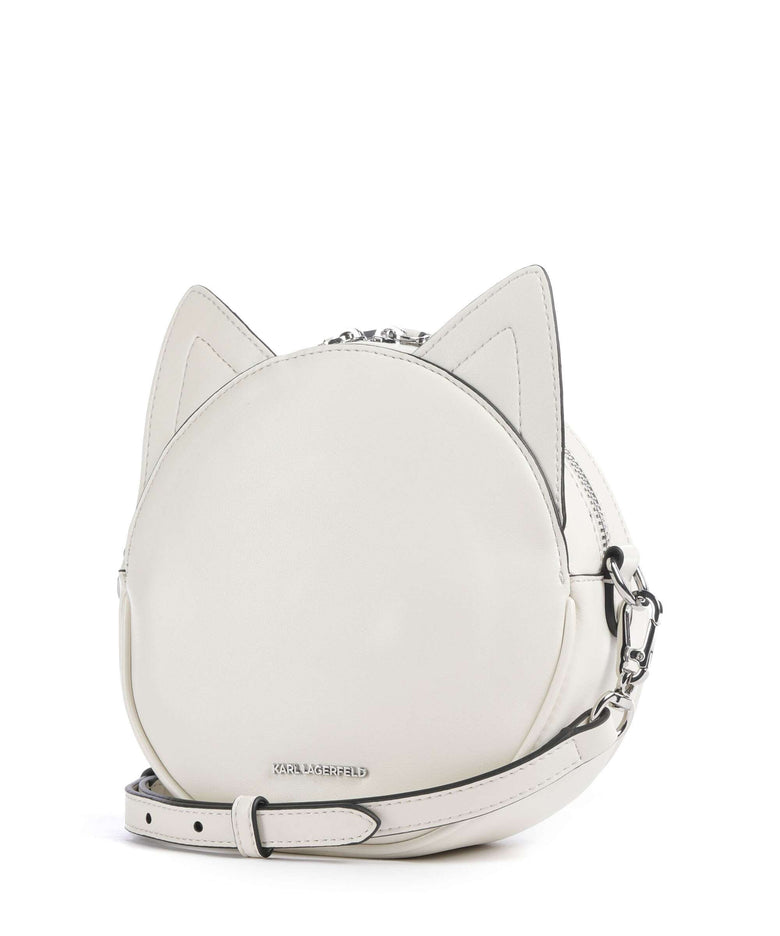 Karl Lagerfeld Ikon Chat Crossbody bag off white