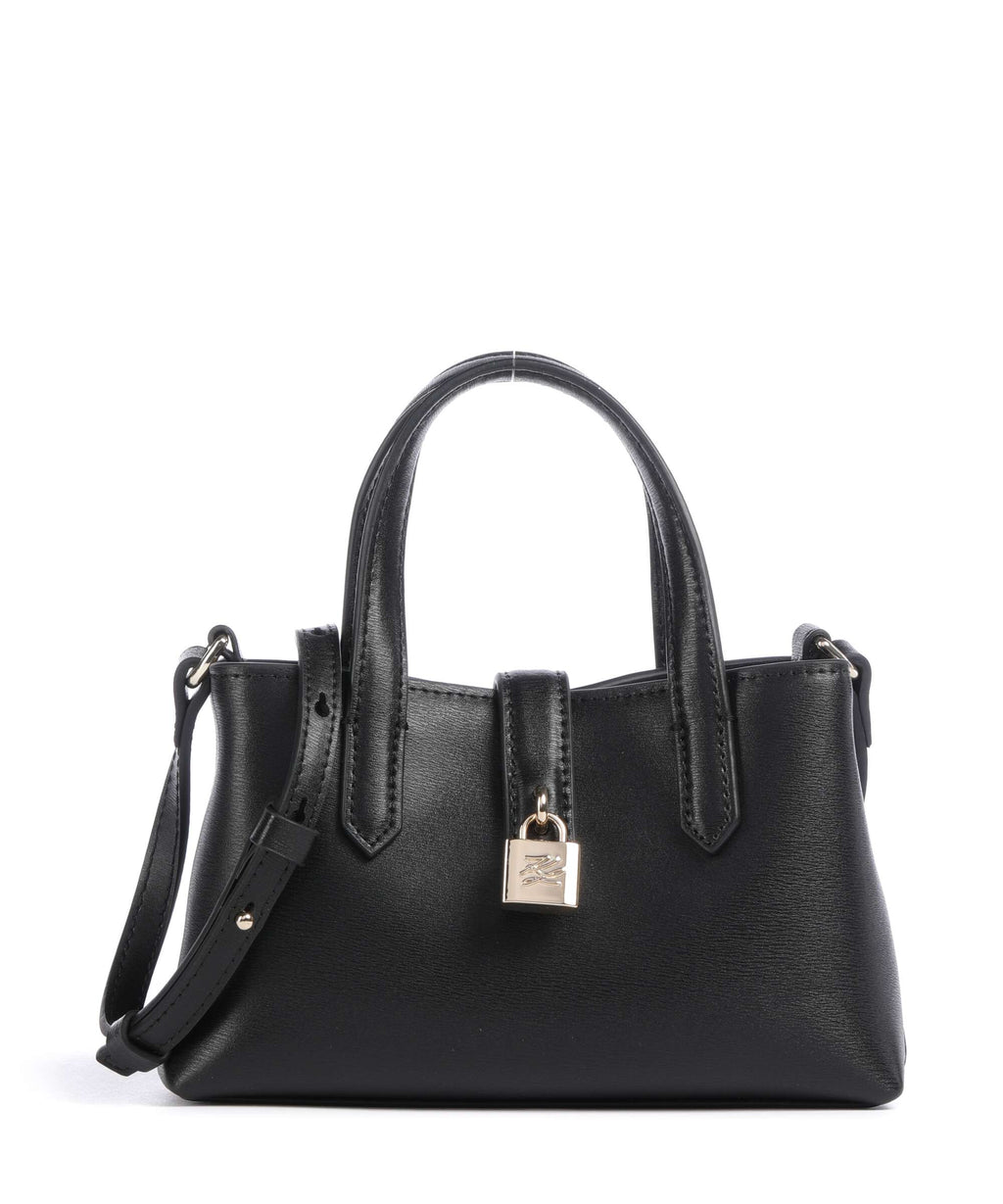 Karl Lagerfeld K/Autograph Padlock Crossbody bag black/gold