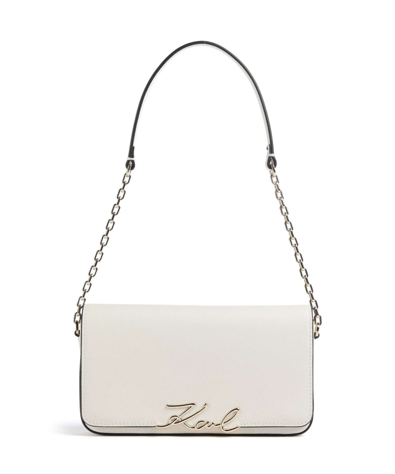 Karl Lagerfeld K/Signature Shoulder bag off white
